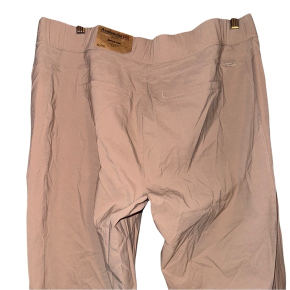 NWT AVALANCHE Ripstop Cargo Khaki Outdoor Pull On Ankle Pants Hiking Size XL - Picture 7 of 13
